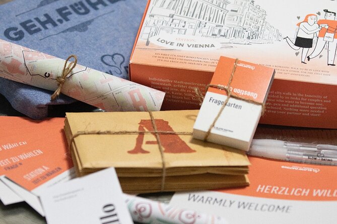 A box for a romantic walk in the city center of Vienna - How the Love in Vienna box turns a city walk into a real date