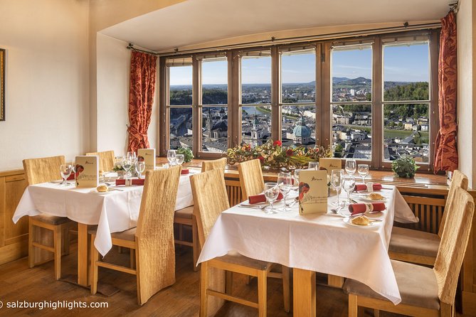 Best of Mozart Concert and GOLDEN VIP Dinner at Fortress Hohensalzburg - Fortress views, timing, and how to maximize your best angle