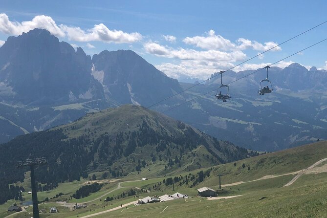 Dolomites Private Tour from Innsbruck: "Taste" of other Italy. - Stop 2: Seceda 2500 m, the wow factor, and the winter cable car reality