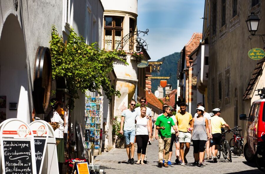 From Vienna: Wachau Valley Day Tour with Wine Tasting - The heuriger stop in Dürnstein: family-run hospitality in plain language