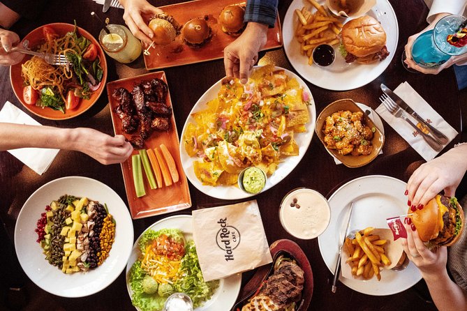 Hard Rock Cafe Vienna with Set Menu for Lunch or Dinner - Your set menu choices: GOLD (2-course) vs DIAMOND (3-course)