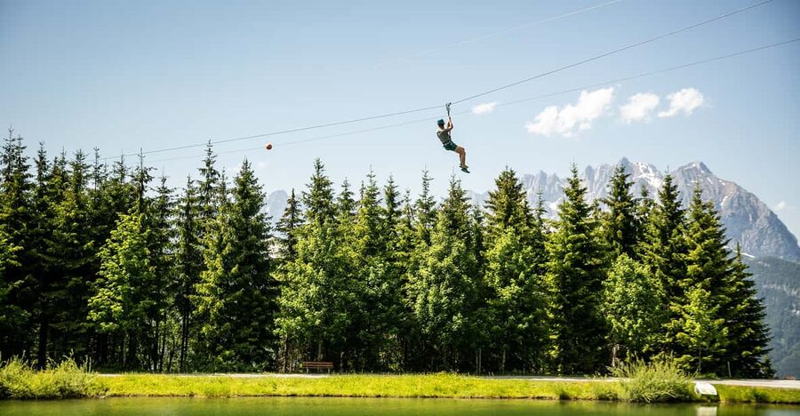 Hornpark - High Ropes Course - Why Hornpark in St. Johann feels like real alpine fun