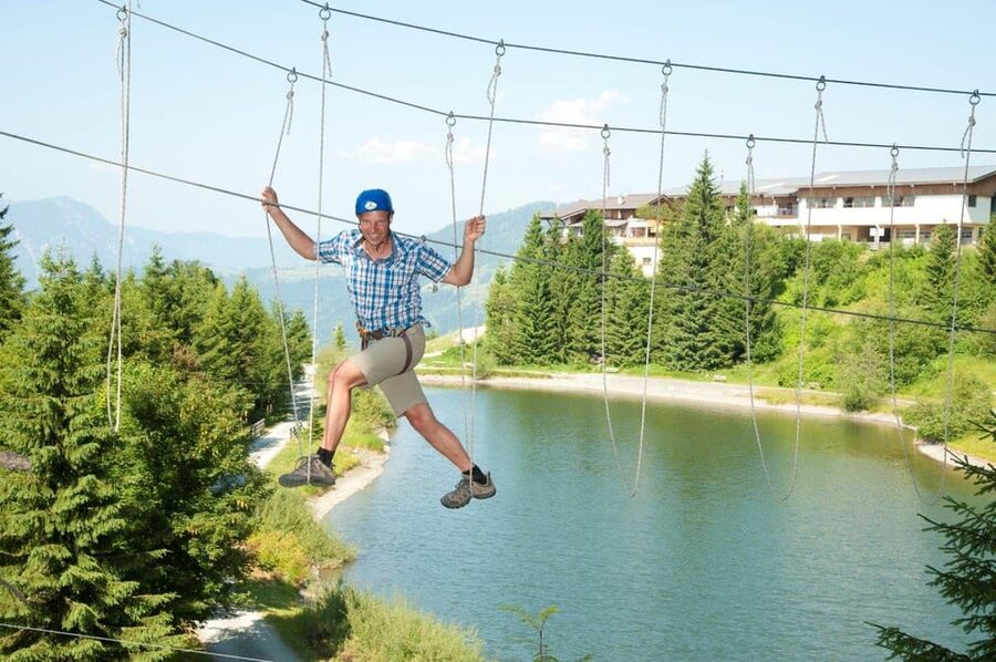 Hornpark - High Ropes Course - What you can add on-site: Segway and paragliding discount