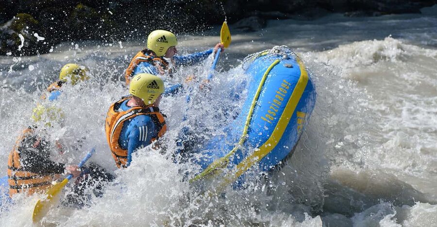 Imster Schlucht: White-Water Rafting in the Tyrolean Alps - Imster Schlucht on the Inn River, where the rapids have personalities