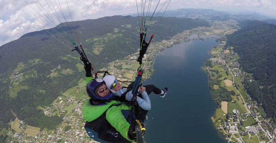 Kärnten/Ossiachersee: Paragleiten " Thermikflug" - Thermal Paragliding Over Ossiachersee, The 2-Hour Trip That Gives You Sky Time