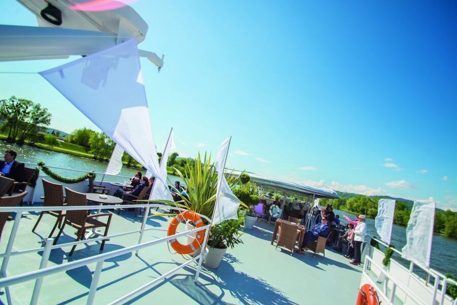 Linz: Harbor Cruise - Boarding the MS Linzerin: Relax on Deck, Then Look Around
