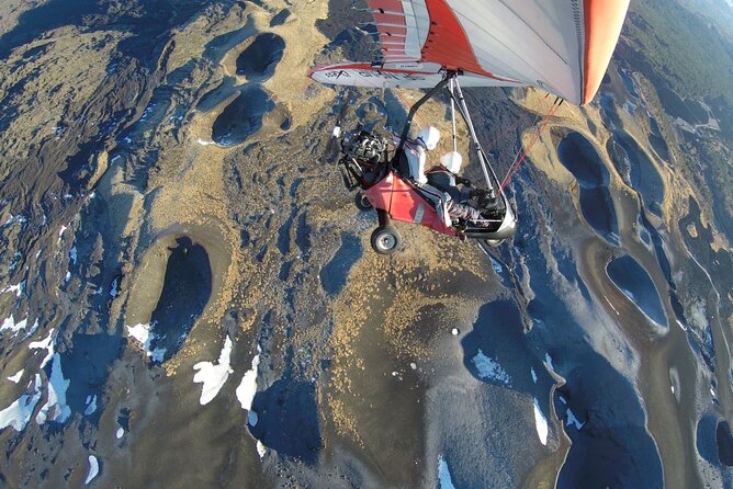 Motor kite Trike sightseeing flight over Carinthia - Cold-weather reality: dress like you actually plan to be outside