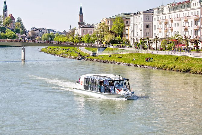 Mozart Concert and Dinner or VIP Dinner at Fortress Salzburg with River Cruise - Stop 1 on the Salzach: a calmer start on the water