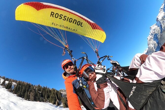 Paragliding adventure in Neustift im Stubaital - At the top: safety briefing, gear fitting, and calm before takeoff