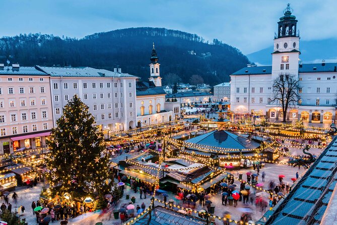 Private Christmas Market Tour to Hallstatt & Salzburg from Vienna - Salzburg in a half-day frame: Mozart, fortress vibes, and Sound of Music sites