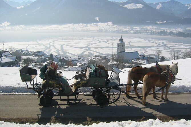 Private Horse-Drawn Sleigh Ride from Salzburg - When snow fails: how to think about the sleigh-to-carriage switch