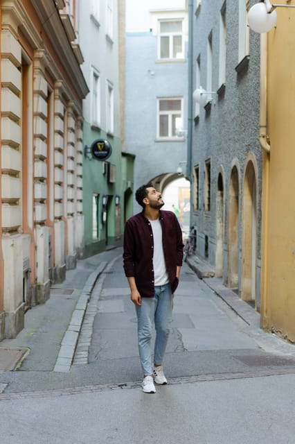 Private Photoshoot Walk Old Town of Graz - Meeting at Hauptplatz by the Weikhard Clock, Then Getting Moving