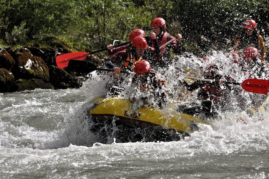 Salzburg: Canyoning and Rafting Experience with Lunch - Lunch at Hotel Torrenerhof, schnitzel and kasnockerln