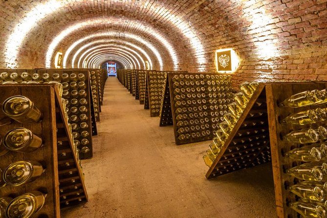 Schlumberger Sparkling Wine Cellar World Entrance Ticket in Vienna - Touring 300-year-old cellars and learning what Champagne needs to survive