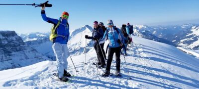 Snowshoe tour Ifen/Gottesacker Allgäu Kleinwalsertal