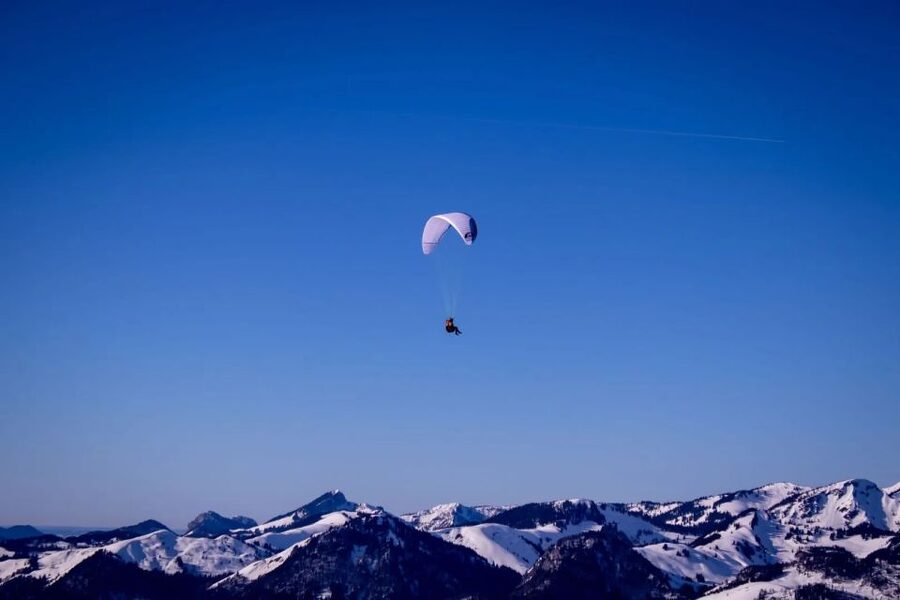 St Johann in Tirol: Tandem Paragliding - From 1600 metres to 1000 metres of air: what the flight feels like