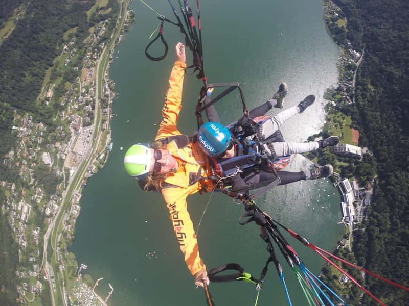 Tandem flight: Paragliding panorama tandem flight - The panoramic flight over Ossiacher See and beyond