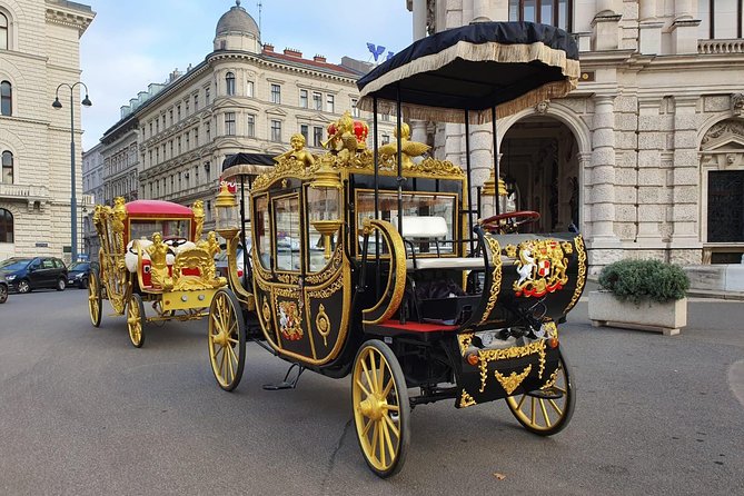 Vienna: 60 min. Imperial E-Carriage Sightseeing Tour with Drinks - Meeting at Albertinapl and getting comfortable fast