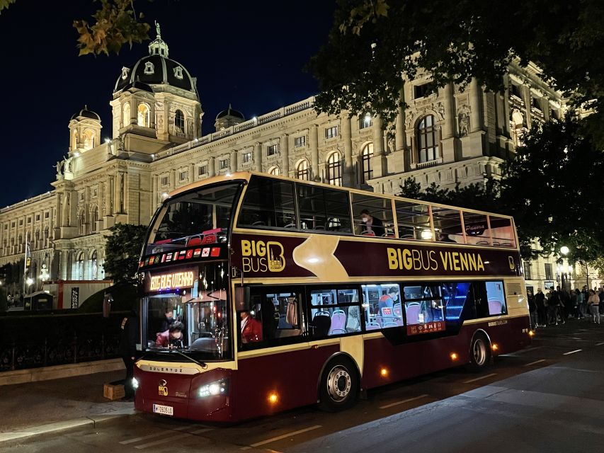 Vienna: Big Bus Evening Sightseeing Bus Tour with Live Guide - Crossing the Danube to Donau City: Old Meets Modern in One Ride