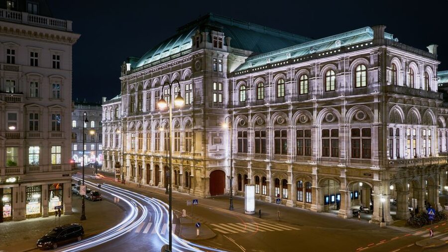 Vienna: Big Bus Evening Sightseeing Bus Tour with Live Guide - Where You Board at Opera, Walfischgasse, and How the Tour Runs