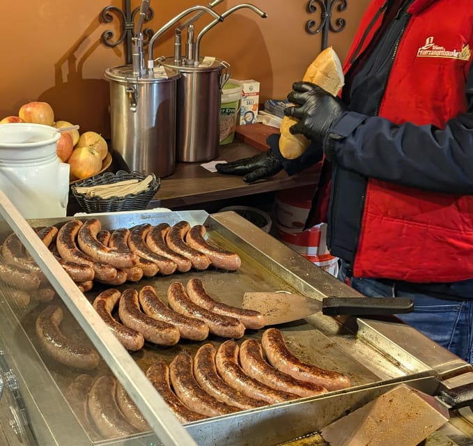 Vienna: Christmas Market Food and Drinks Tour - Market stop near Am Hof, your first Austrian winter bites