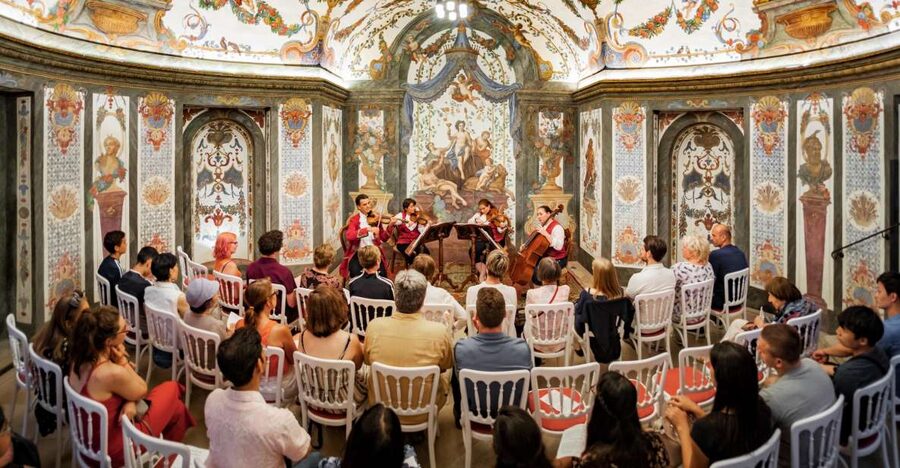 Vienna: Classical Concert at Mozart's First House - Sala Terrena frescoes: what to notice before you listen