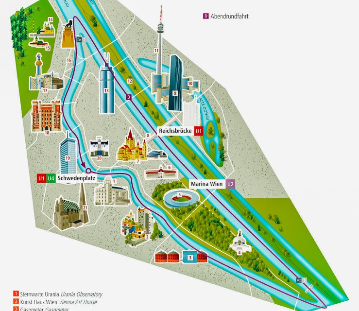Vienna: Evening Cruise Along The Danube - Roman Loos-Run Viennese Dining, and What You Should Plan to Spend