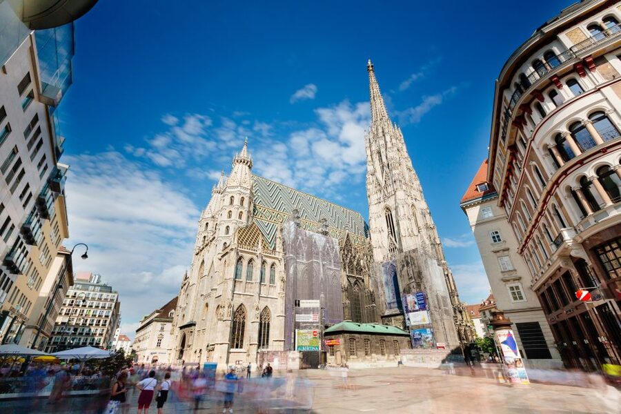 Vienna: Hop-On Hop-Off Sightseeing Bus Tour in 19 Languages - The Blue Line, Prater, Giant Ferris Wheel, Danube, and UNO City