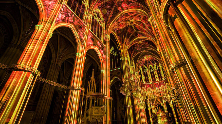 Vienna: Light of Creation Votive Church Immersive Light Show - Why Votivkirche works so well for a Genesis light show