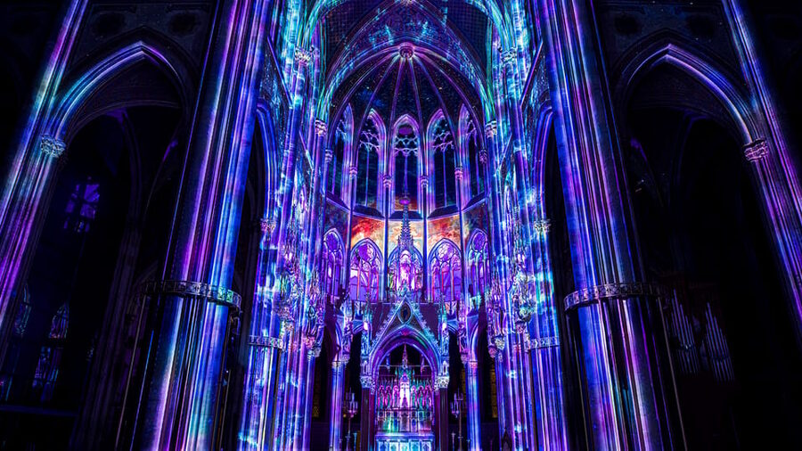 Vienna: Light of Creation Votive Church Immersive Light Show - Church architecture plus modern projection: the magic formula