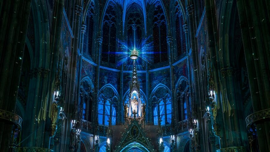 Vienna: Light of Creation Votive Church Immersive Light Show - Dress for the real Vienna weather inside a non-air-conditioned church