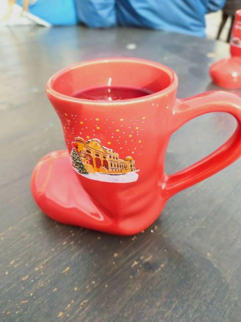 Vienna: Schönbrunn Palace & Christmas Market Walking Tour - Christkind Markt at Schönbrunn forecourt, lights and warm drinks