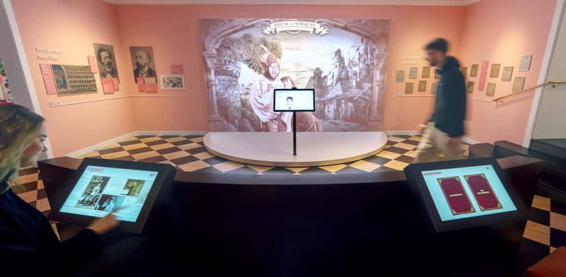 Vienna: Strauss Museum - Music&History in Historic 1837 Hall - The multimedia finale: Johann Strauss Jr in the original hall