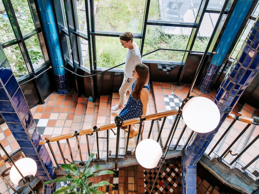 Vienna: Tickets for Kunst Haus Wien: Museum Hundertwasser - Café Friedlich in the green courtyard: where the visit slows down