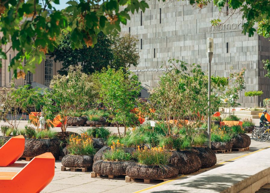 Vienna: Walking Tour of the MuseumsQuartier with Guide - The cultural terrace and the baroque-modern mix in MQ