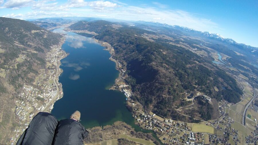 Villach/Ossiachersee: Paragliding "Panorama" Tandemflug - The Panorama Tandem Flight Over Carinthia