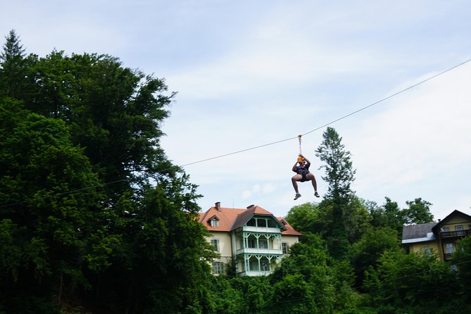 Waldseilpark Wörthersee - The elements: flying fox, suspension bridges, and via ferrata style climbing